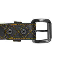 Diamond Quilted Leather Belt Belt First Manufacturing Company