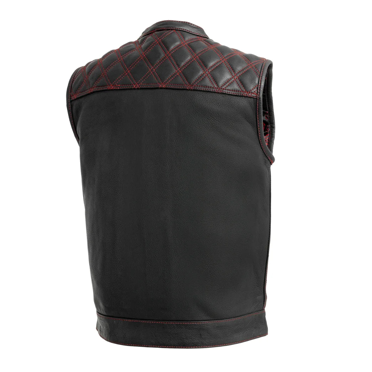 ☆新品未使用☆ Schott/LEATHER COMBI DOWN VEST Downside Perforated Men's Motorcycle Leather Vest – DS Online