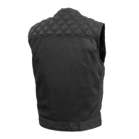 Downside Moto Mesh Men's Motorcycle Vest Men's Leather Vest First Manufacturing Company   