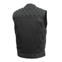 Downside Moto Mesh Men's Motorcycle Vest Men's Leather Vest First Manufacturing Company   