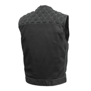 Downside Moto Mesh Men's Motorcycle Vest Men's Leather Vest First Manufacturing Company   