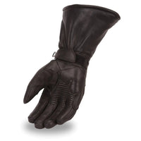 ﻿Enduro Men's Motorcycle Leather Gauntlet Men's Gauntlet First Manufacturing Company   