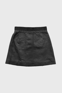 Evelyn Womens Leather Skirt First Manufacturing Company 0 Black 