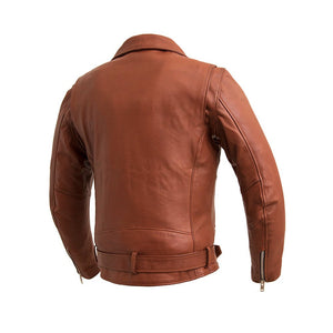 Fillmore Men's Motorcycle Leather Jacket Men's Leather Jacket First Manufacturing Company   