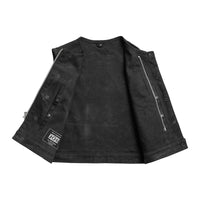 Lowside - Waxed Men's Motorcycle Canvas Vest