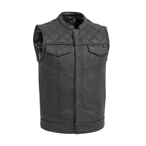 FMCo Men's Signature Leather Vest Men's Leather Vest First Manufacturing Company   