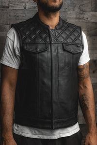 FMCo Men's Signature Leather Vest Men's Leather Vest First Manufacturing Company   