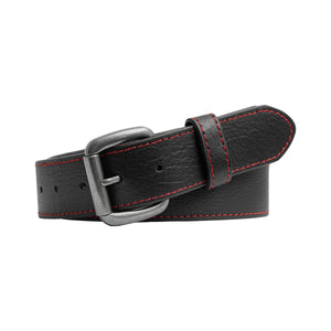 FULL GRAIN WITH CUSTOM STITCH BELTS Belt First Manufacturing Company Red 32 