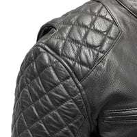 Grand Prix - Men's Leather Motorcycle Jacket Men's Leather Jacket First Manufacturing Company   