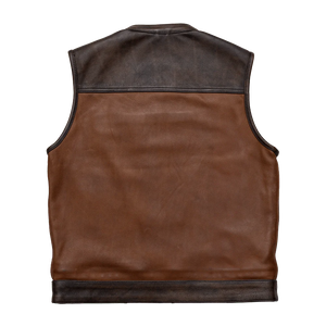 Gunner Men's Leather Motorcycle Vest (Limited Edition)  First Manufacturing Company   