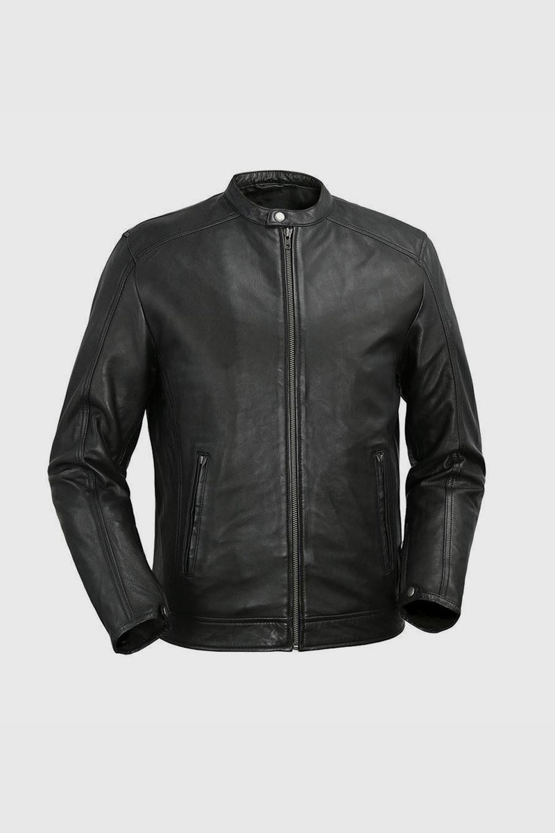 Iconoclast Mens Leather Jacket Men's Leather Jacket Whet Blu NYC S Black 
