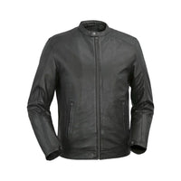 Iconoclast Mens Leather Jacket Men's Leather Jacket FMCo Black XS