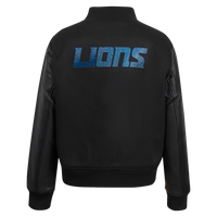 Ladies Pro Standard Detroit Lions Bling Varsity Jacket