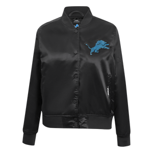 Ladies Pro Standard Detroit Lions Bling Satin Jacket