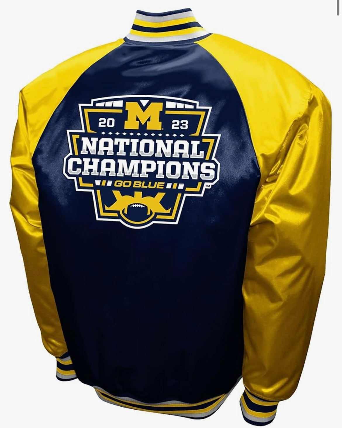Michigan Wolverines Robe University of Michigan Wolverines Satin Jacket – DS Online