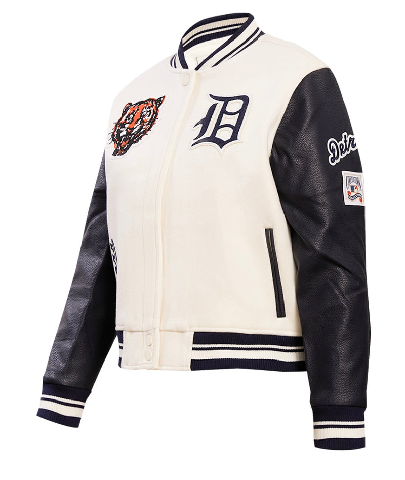 Ladies Pro Standard Detroit Tigers Retro Varsity Jacket