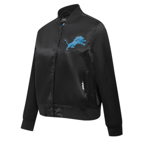 Ladies Pro Standard Detroit Lions Bling Satin Jacket