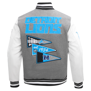 Pro Standard Detroit Lions Pennant Varsity Jacket