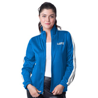 Ladies Detroit Lions Bling Track Jacket