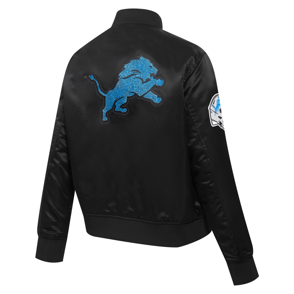 Ladies Pro Standard Detroit Lions Bling Satin Jacket