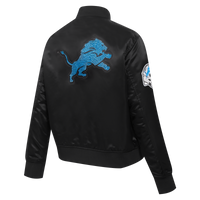 Ladies Pro Standard Detroit Lions Bling Satin Jacket