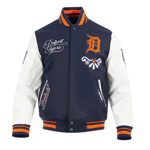 Pro Standard Detroit Tigers Skull Varsity Jacket