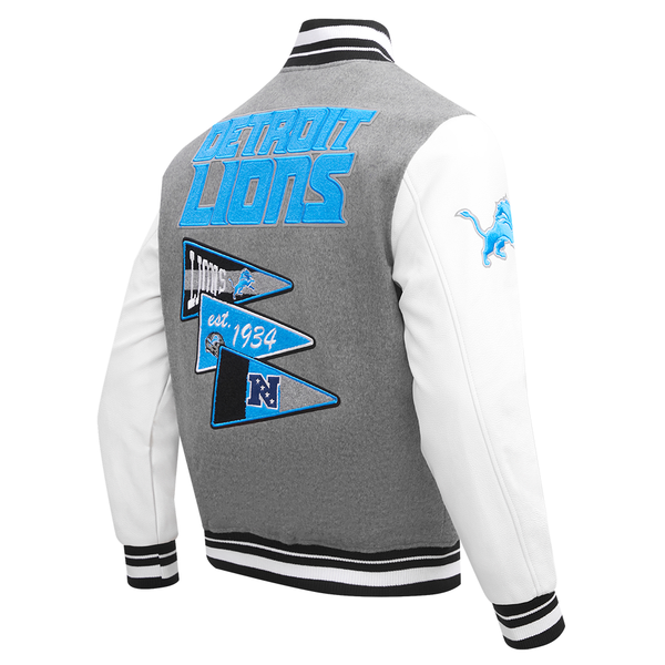 Pro Standard Detroit Lions Pennant Varsity Jacket