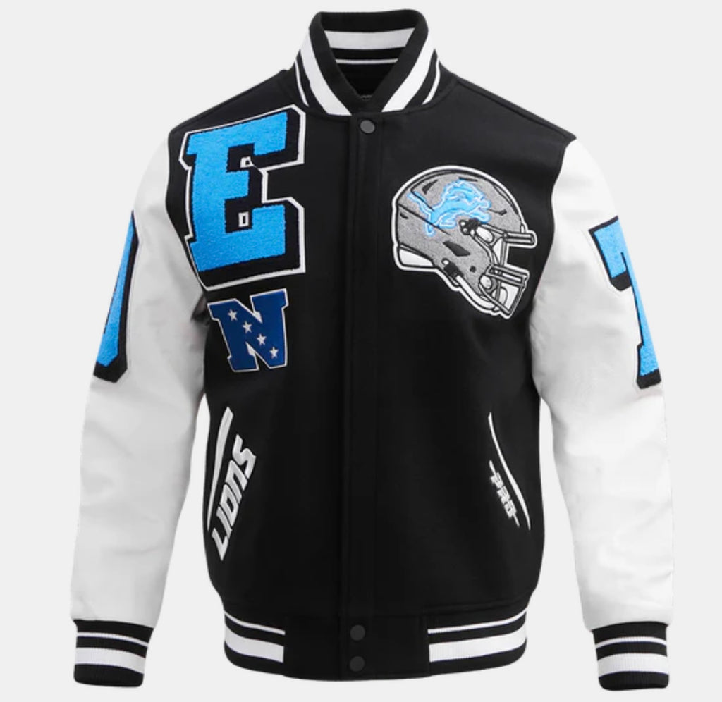 Pro Standard Detroit Lions ShowTime Varsity Jacket