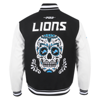 Pro Standard Detroit Lions Skull Varsity Jacket