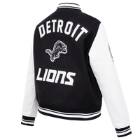 Ladies Pro Standard Detroit Lions Pearl Varsity Jacket