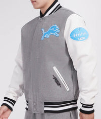 Pro Standard Detroit Lions Old English Varsity Jacket