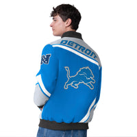 Authentic Detroit Lions Cotton Twill Varsity Jacket