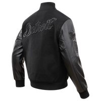 Pro Standard Detroit Tigers Varsity Jacket - Black on Black