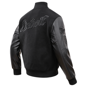 Pro Standard Detroit Tigers Varsity Jacket - Black on Black