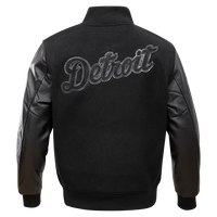 Pro Standard Detroit Tigers Varsity Jacket - Black on Black