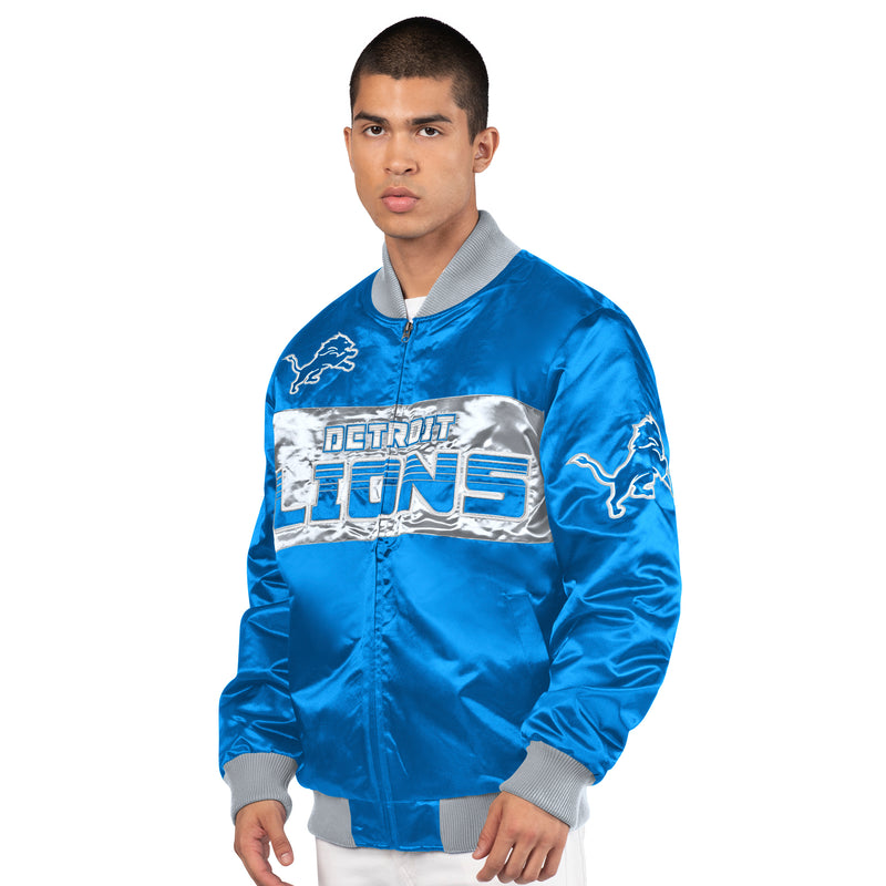 Exclusive: Mens Detroit Lions ShowTime Satin Jacket