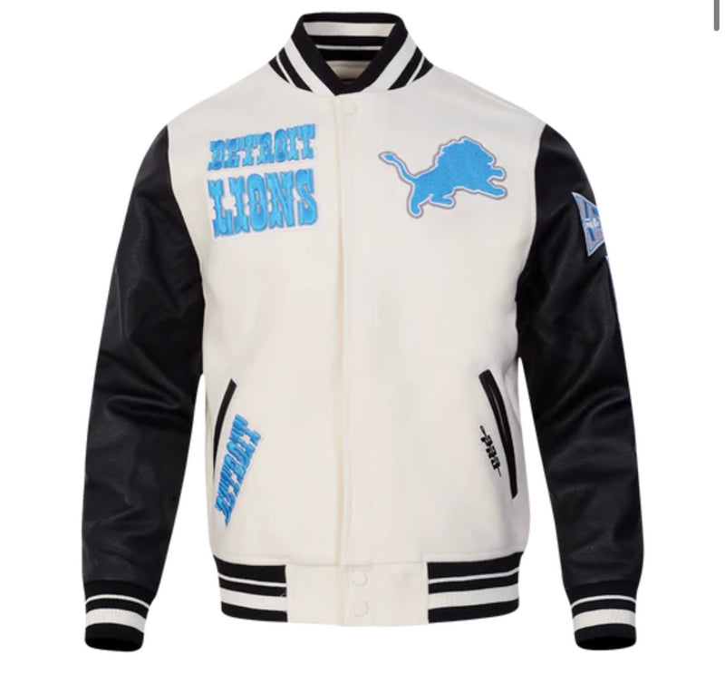 Pro Standard Detroit Lions Retro Varsity Jacket