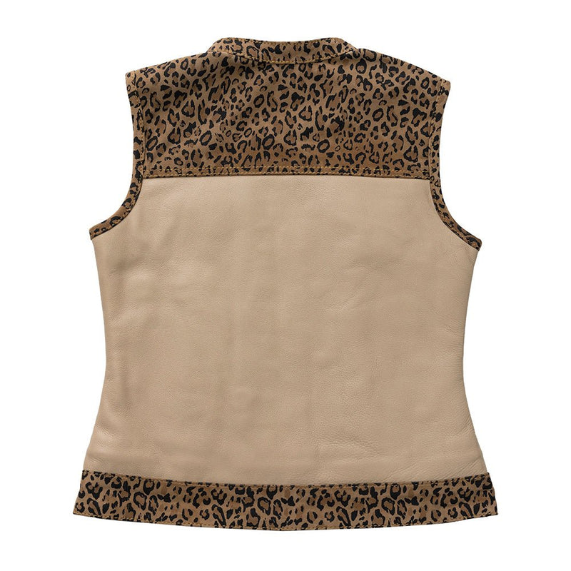 Josie Women's Club Style Leather Vest (Limited Edition) Factory Customs First Manufacturing Company   