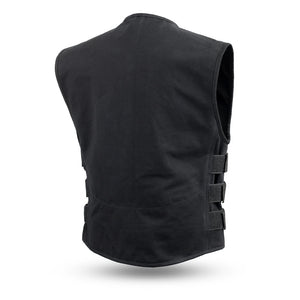 Knox - Men's Motorcycle Swat Style 20oz. Canvas Vest Garage Sale First Manufacturing Company   