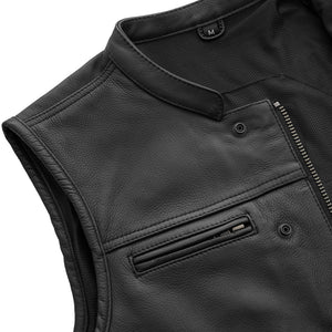 Lowrider Men's Motorcycle Leather Vest Men's Leather Vest First Manufacturing Company   