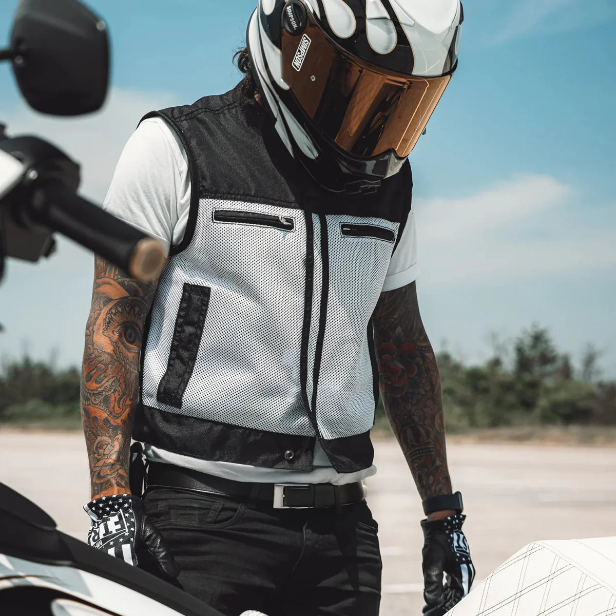 Lowrider Moto Mesh Men's Motorcycle Vest – DS Online