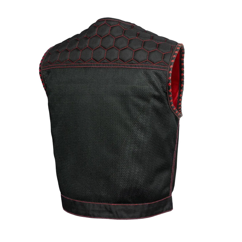 Lowside Hornet Moto Mesh Men's Club Style Vest - First Manufacturing CompanyMen's Moto Mesh Vests