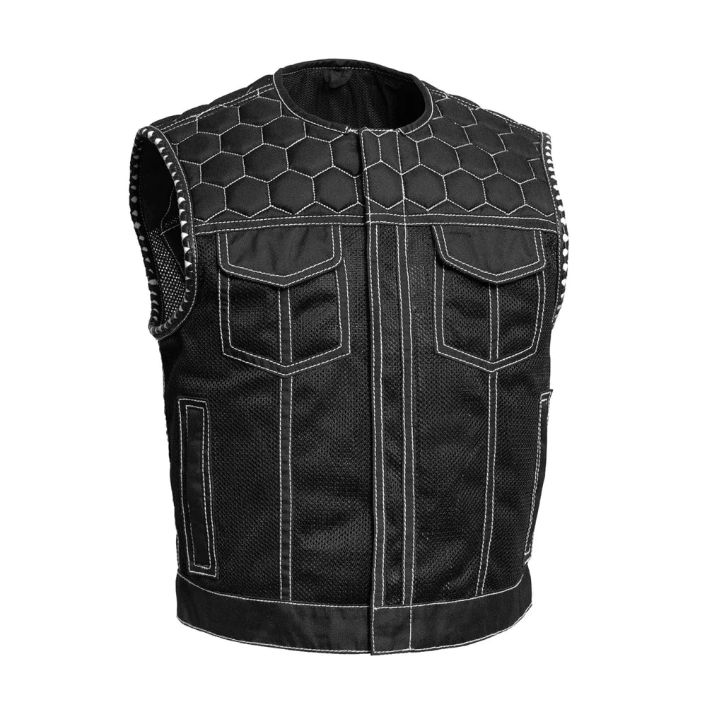 Lowside Hornet Moto Mesh Men's Club Style Vest - First Manufacturing CompanyMen's Moto Mesh Vests