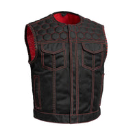 Lowside Hornet Moto Mesh Men's Club Style Vest - First Manufacturing CompanyMen's Moto Mesh Vests