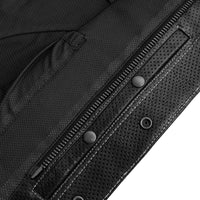 Lowside Men's Perforated Motorcycle Leather Vest Men's Leather Vest First Manufacturing Company   