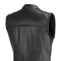 Ludlow Women's Motorcycle Leather Vest Women's Leather Vest First Manufacturing Company