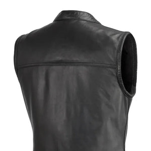 Ludlow Women's Motorcycle Leather Vest Women's Leather Vest First Manufacturing Company