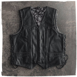 Mens Western Style Custom Vest Custom Builder First Manufacturing Company mczr_price_220  