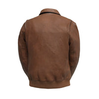 Moto Bomber - Men's Leather Jacket Men's Leather Jacket First Manufacturing Company   