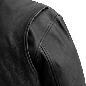 Moto Bomber - Men's Leather Jacket Men's Leather Jacket First Manufacturing Company   